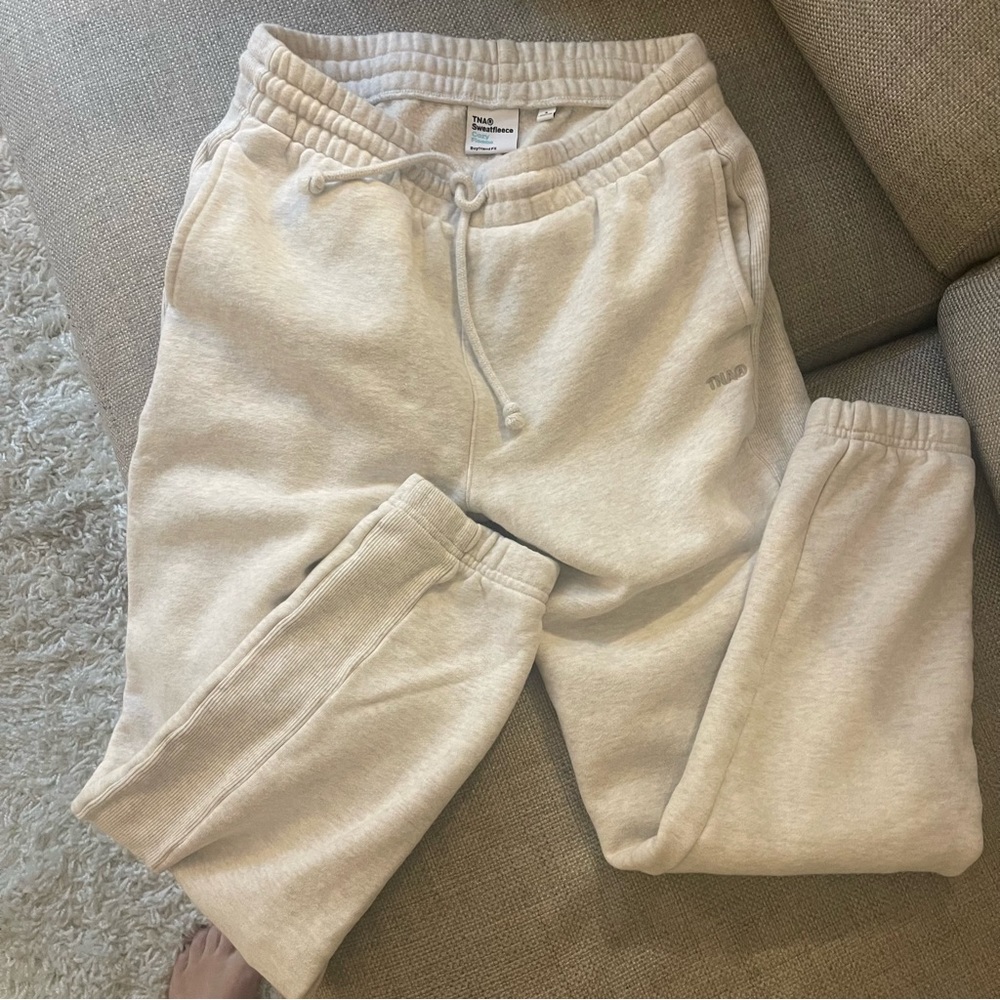 TNA Cream Track Pants